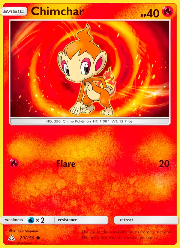 Chimchar, Ultra Prism No. 20