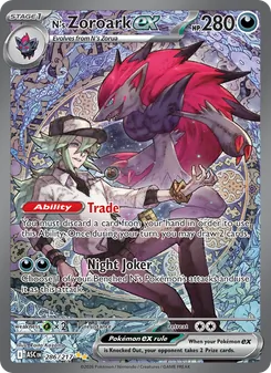N's Zoroark ex, Ascended Heroes Nº 286 Holo