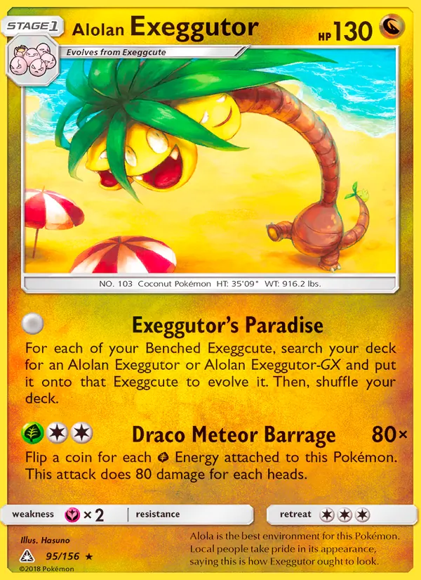 Alolan Exeggutor, Ultra Prism No. 95