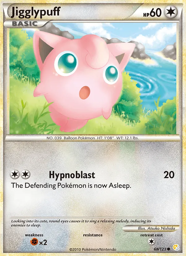 Jigglypuff, HeartGold SoulSilver Nº 68