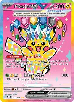 Pikachu-ex, Héros Transcendants No. 277 Holo