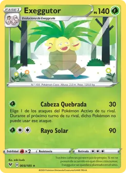 Exeggutor, Voltaje Vívido No. 5 Normal