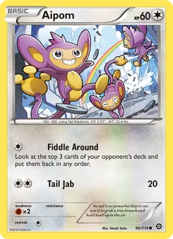 Aipom, Steam Siege No. 90 Normal