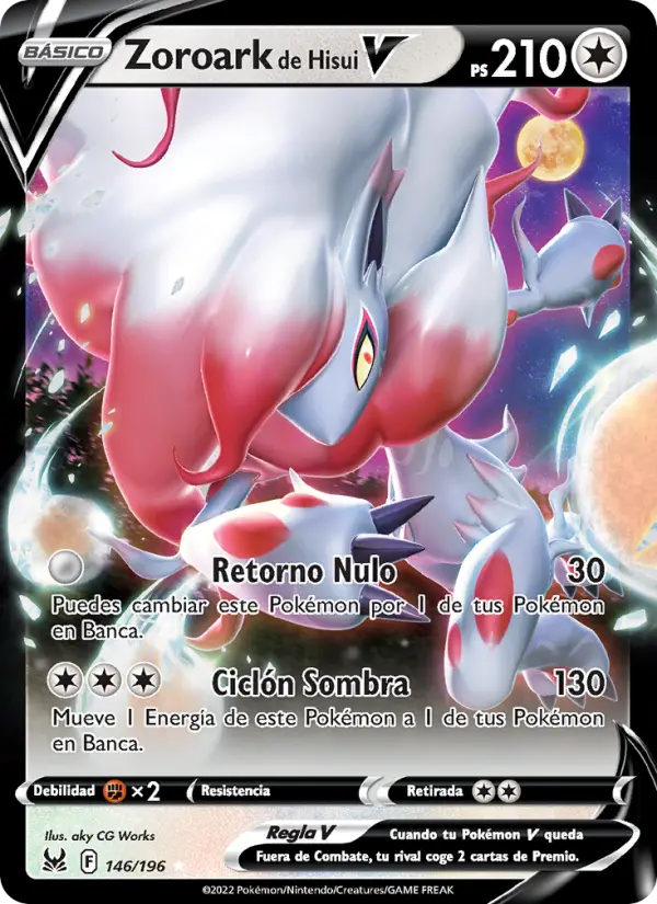 Zoroark de Hisui V, Origen Perdido No. 146