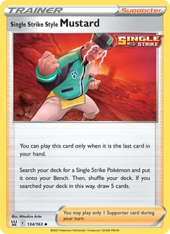 Single Strike Style Mustard, Battle Styles No. 134 Normal