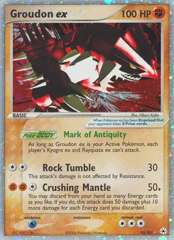 Groudon ex, Hidden Legends No. 93 Holo