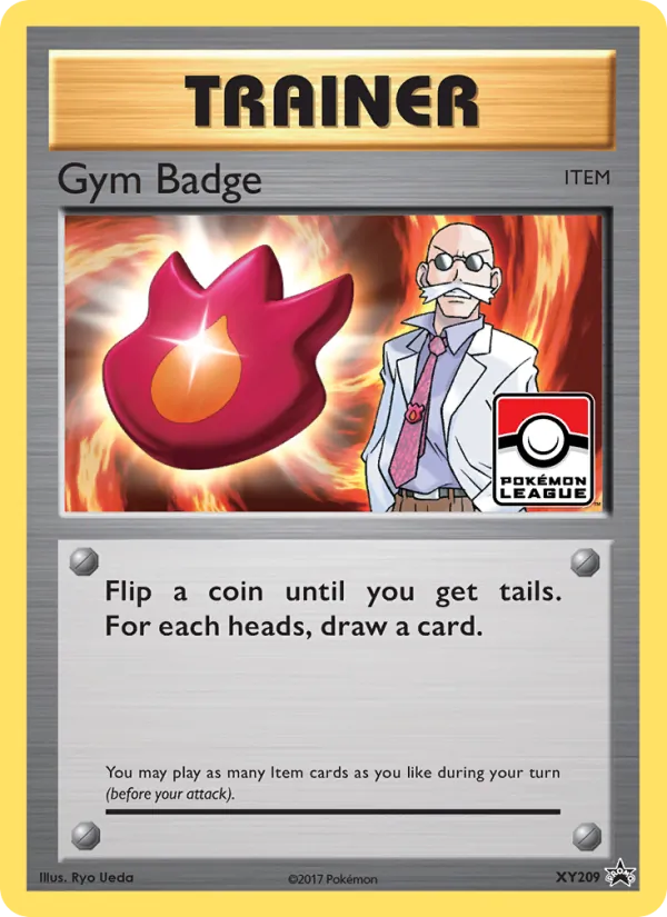 Gym Badge, XY Black Star Promos Nº XY209