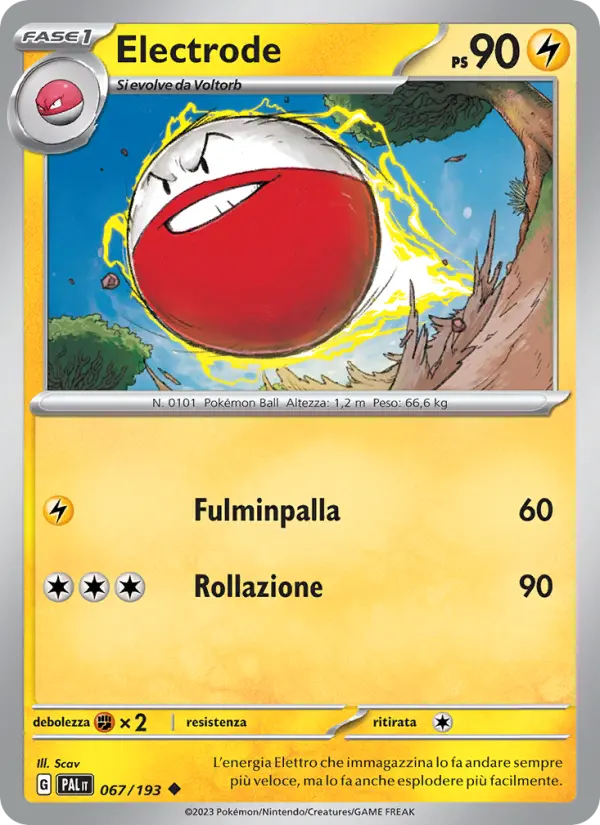Electrode, Evoluzioni a Paldea No. 067