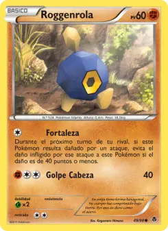Roggenrola, Fuerzas Emergentes Nº 49 Normal