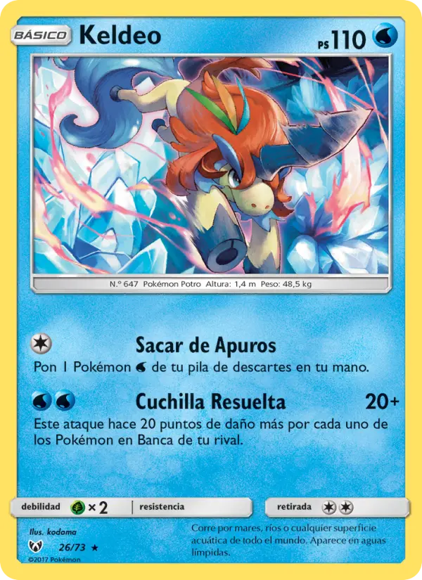 Keldeo, Leyendas Luminosas No. 26