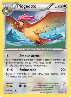 Pidgeotto, Kit de Entrenador XY (Wigglytuff) No. 2 Normal