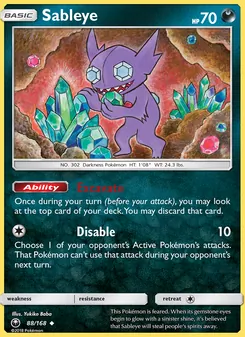 Sableye, Celestial Storm Nº 88 Normal