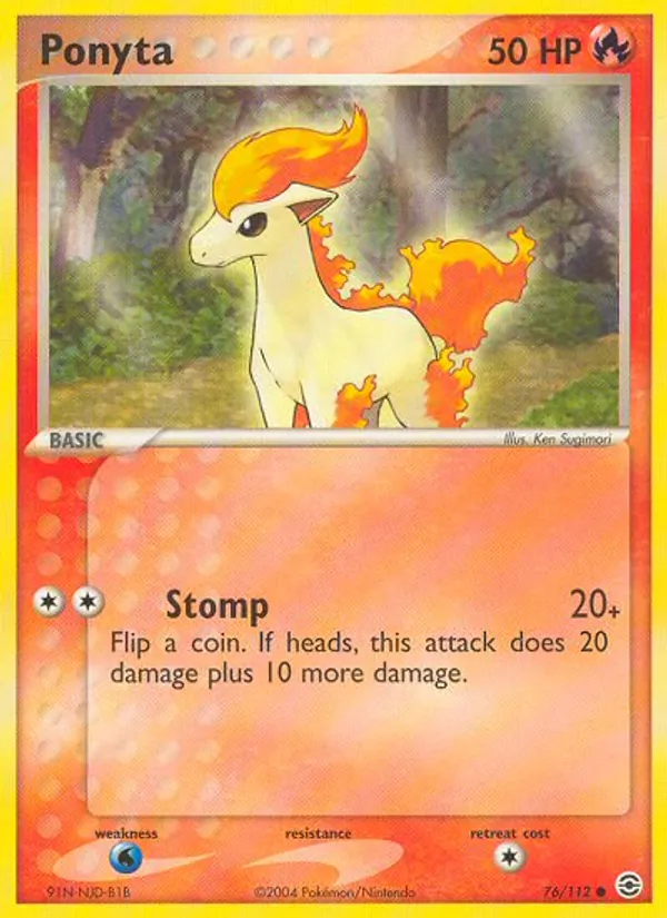 Ponyta, FireRed & LeafGreen No. 76