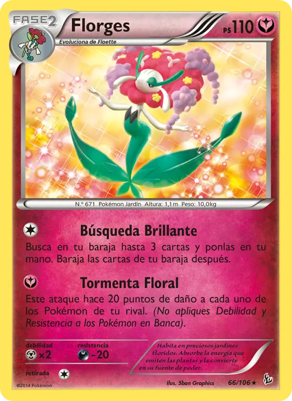 Florges, Destellos de Fuego Nº 66