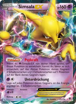Simsala EX, Schicksalsschmiede Nº 25 Normal