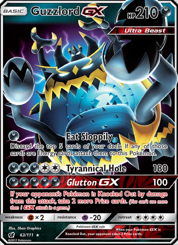Guzzlord GX, Crimson Invasion Nº 63