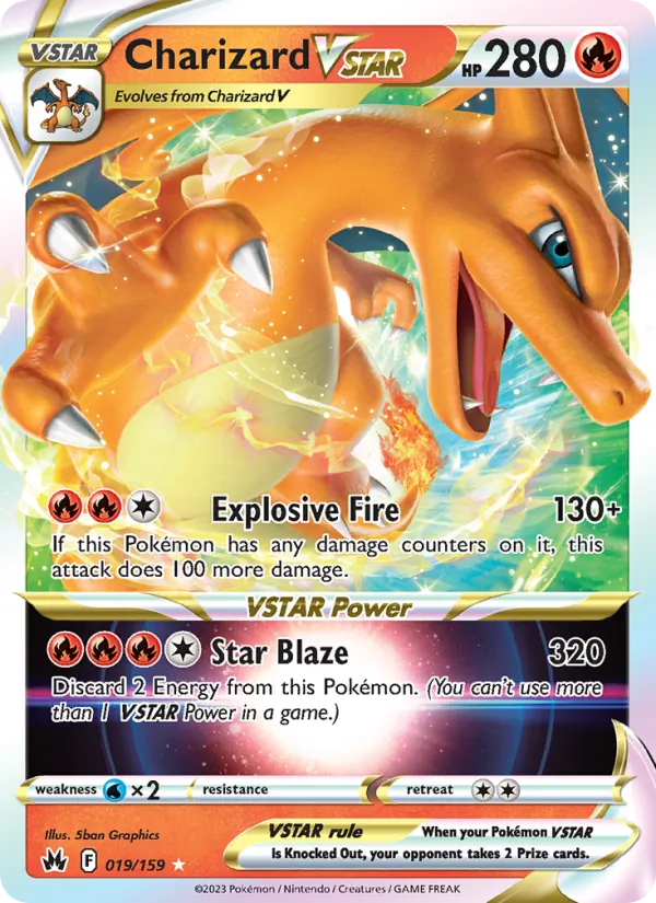 Charizard VSTAR, Crown Zenith No. 019