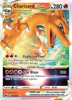 Charizard VSTAR, Crown Zenith No. 019 Holo