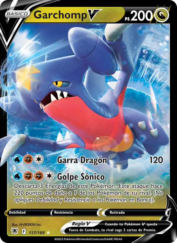 Garchomp V, Resplandor Astral No. 117