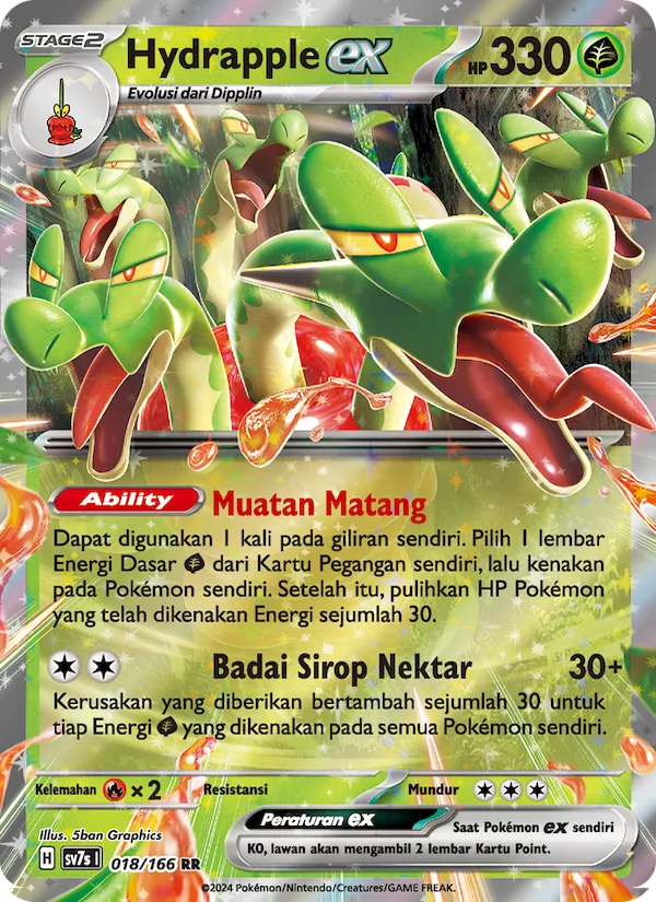 Hydrapple ex, Bimbingan Rasi No. 018