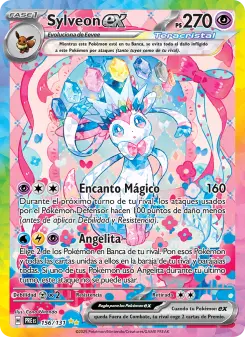 Sylveon ex, Evoluciones Prismáticas No. 156 Holo