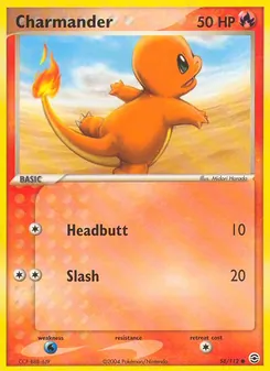 Charmander, FireRed & LeafGreen No. 58 Normal