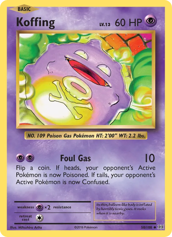 Koffing, Evolutions Nº 50