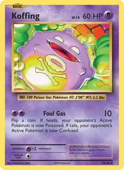 Koffing, Evolutions Nº 50 Normal