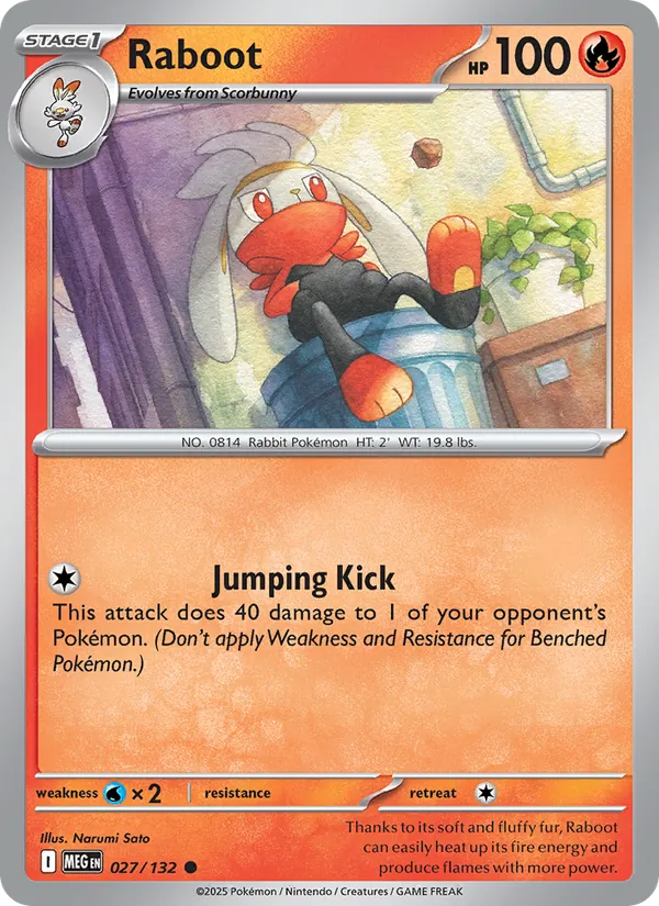 Raboot, Mega Evolution No. 027