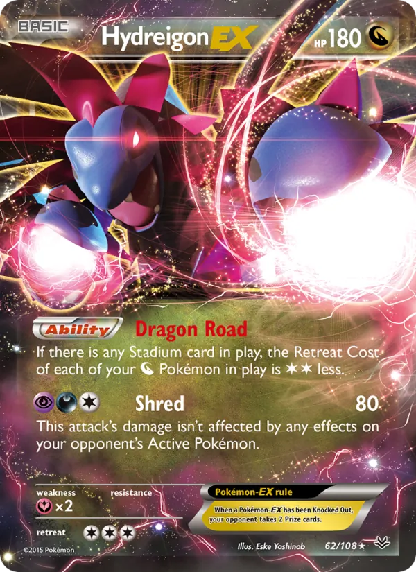 Hydreigon EX, Roaring Skies No. 62