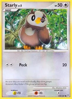 Starly, Supreme Victors No. 129 Holo