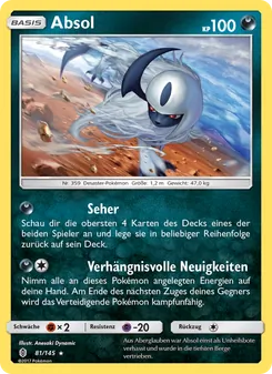 Absol, Stunde der Wächter No. 81 Normal