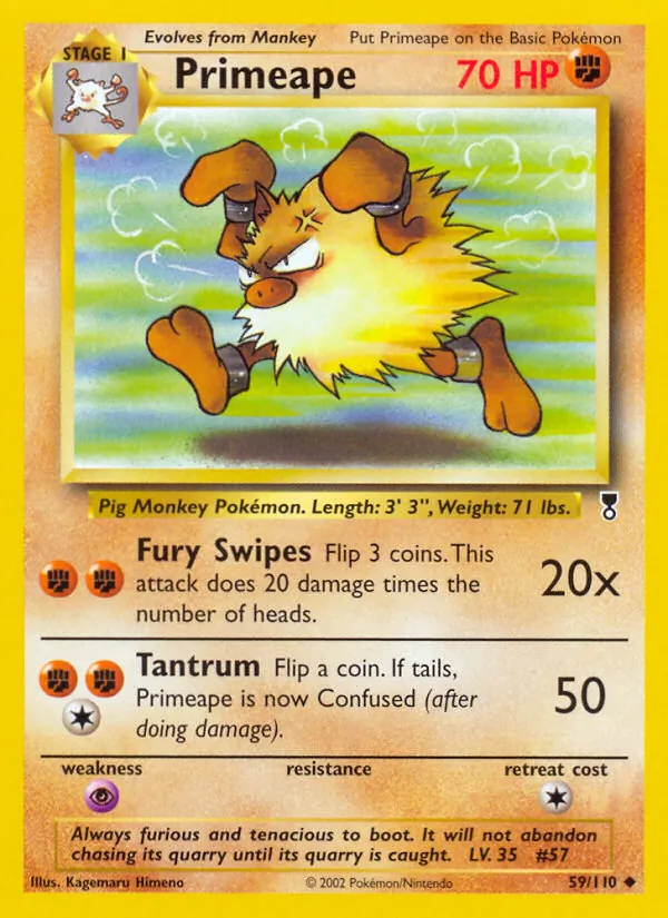 Primeape, Legendary Collection No. 59