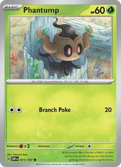 Phantump, Obsidian Flames No. 011 Normal