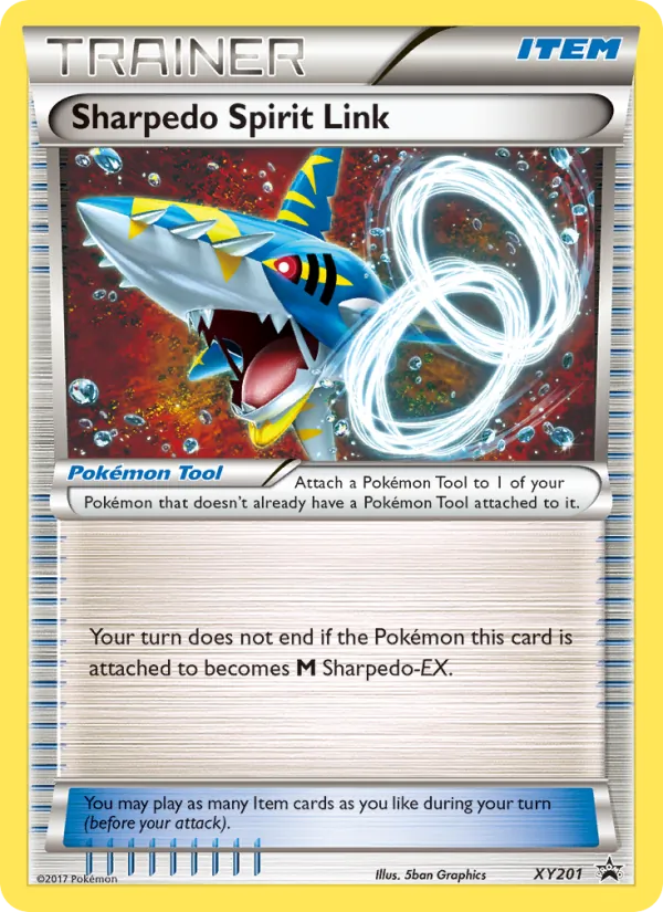 Sharpedo Spirit Link, XY Black Star Promos No. XY201