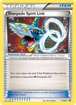 Sharpedo Spirit Link, XY Black Star Promos No. XY201 Normal