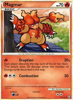 Magmar, Triumphant Nº 42 Normal
