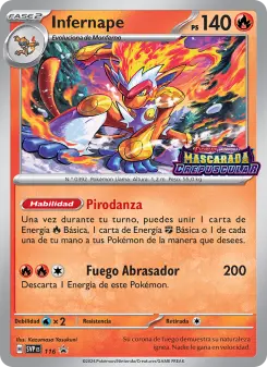 Infernape, SVP Black Star Promos No. 116 Holo