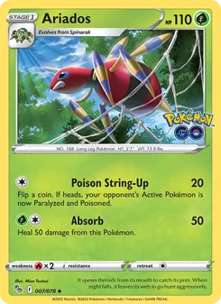 Ariados, Pokémon GO No. 007