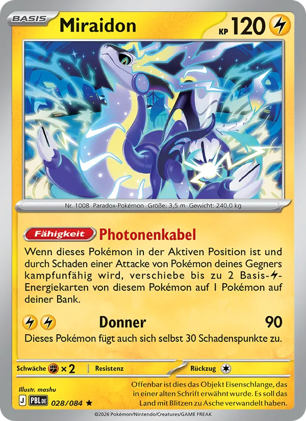 Miraidon, Dunkelnacht No. 028