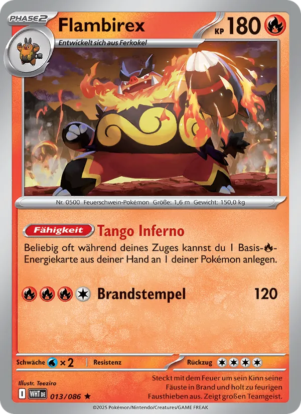 Flambirex, Weiße Flammen No. 013