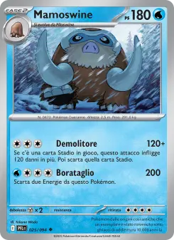Mamoswine, Flamme Spettrali Nº 025 Normal