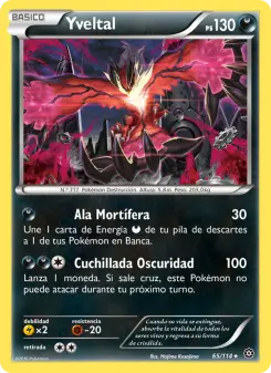 Yveltal, Asedio de Vapor No. 65 Normal