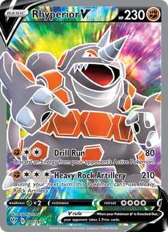 Rhyperior V, Darkness Ablaze Nº 181 Holo