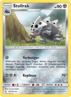 Stollrak, Kräfte im Einklang No. 124 Normal