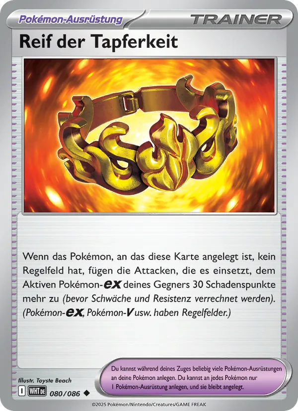 Reif der Tapferkeit, Weiße Flammen Nº 080