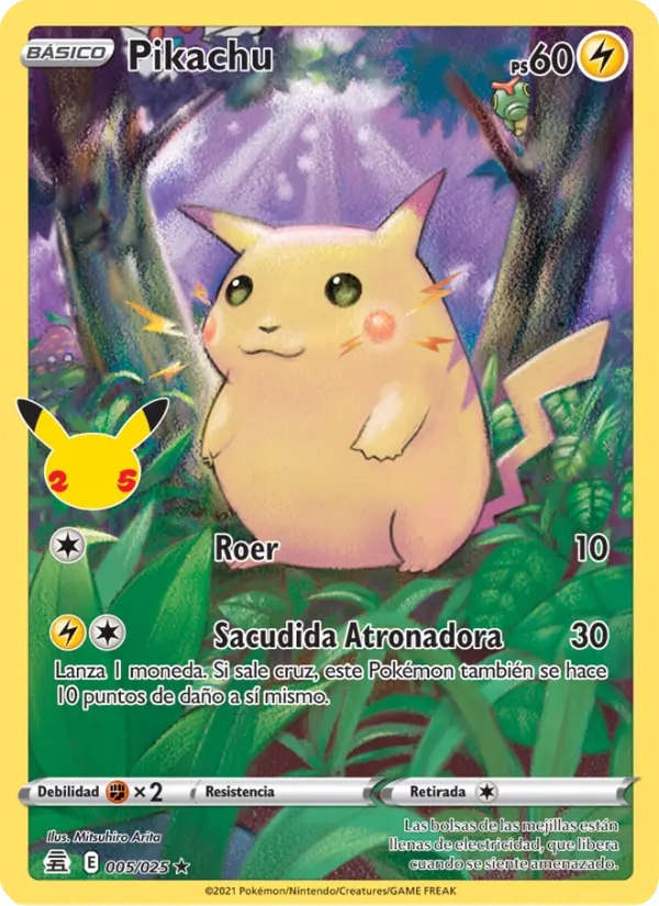 Pikachu, Celebraciones No. 5