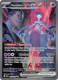 Team Rockets Mewtu-ex, Ewige Rivalen Nº 231 Holo