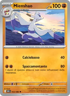 Mienshao, Fuoco Bianco Nº 053 Normal