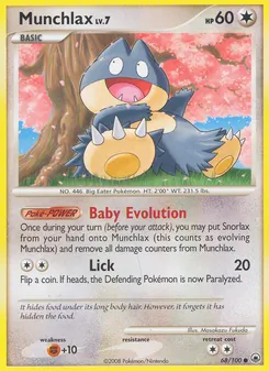 Munchlax, Majestic Dawn Nº 68 Normal